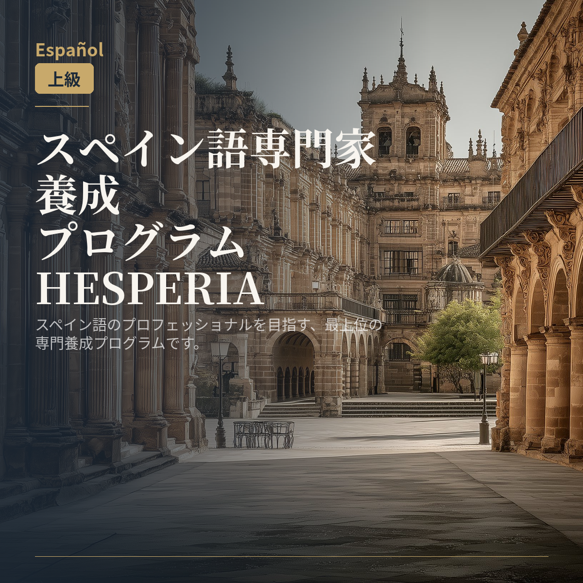 スペイン語専門家養成プログラム HESPERIA