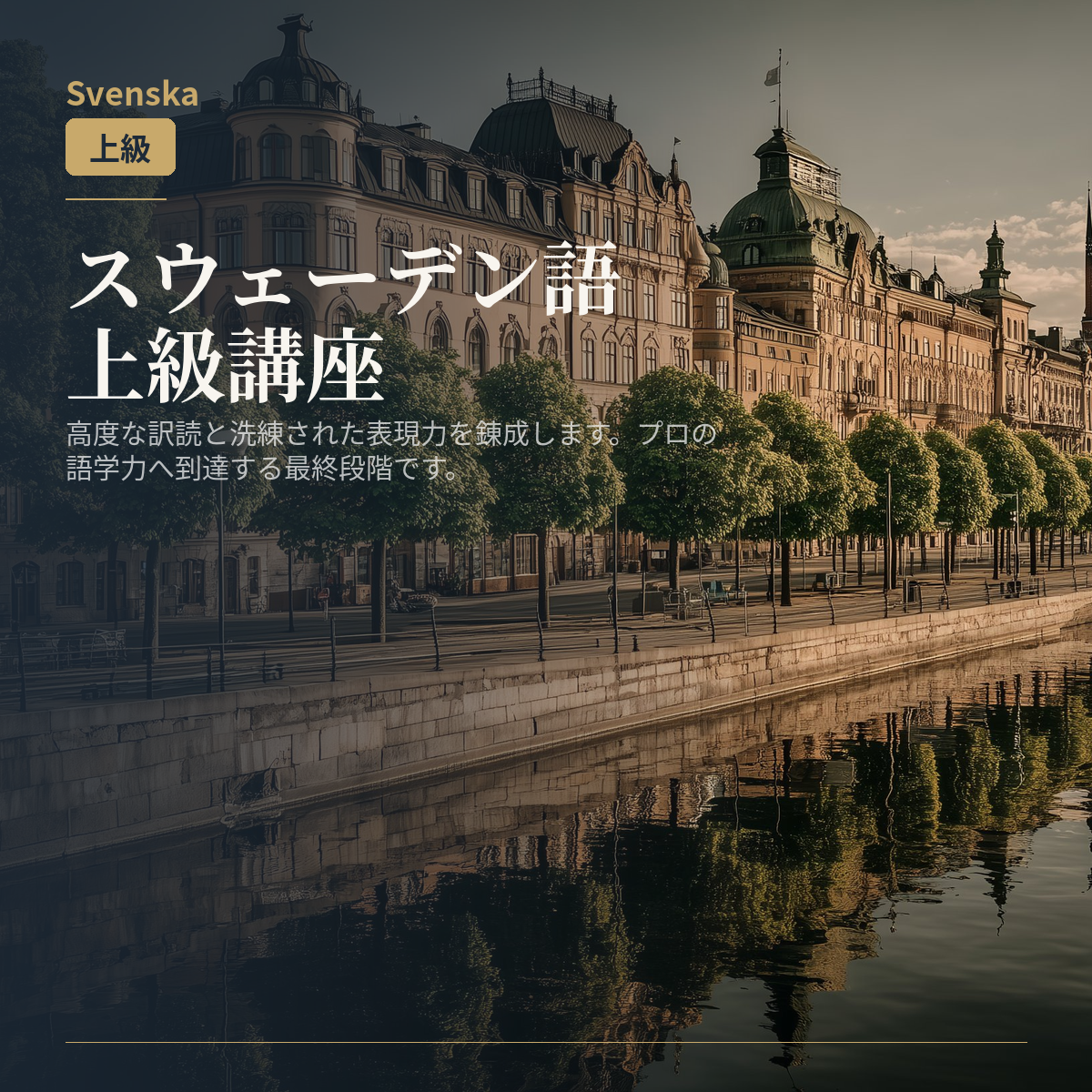 スウェーデン語上級講座