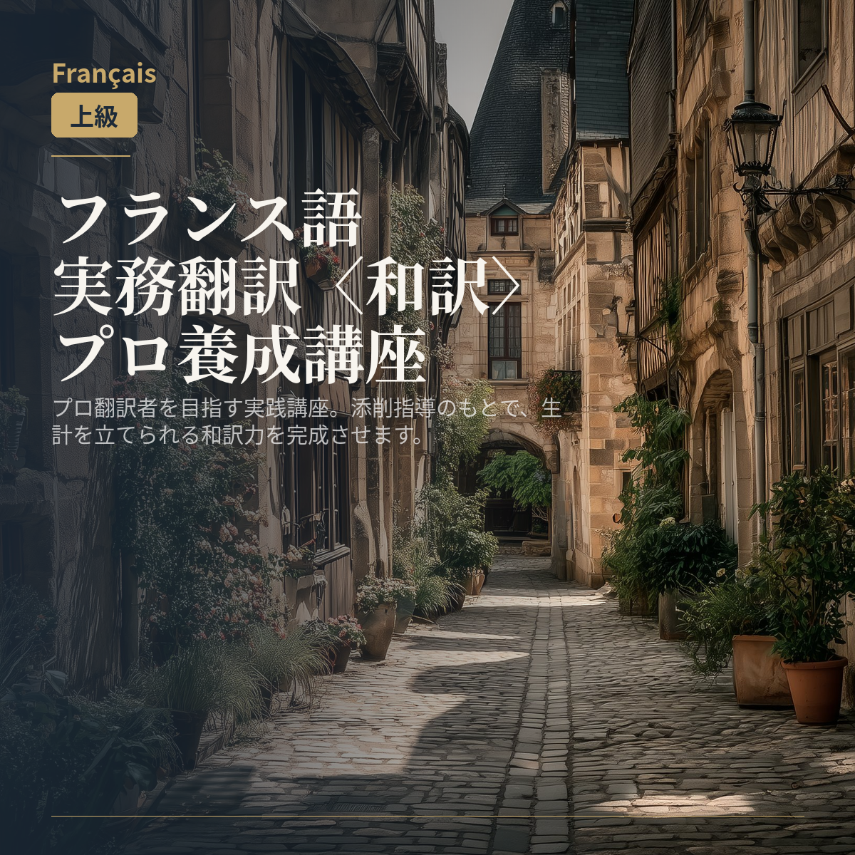 フランス語実務翻訳〈和訳〉プロ養成講座